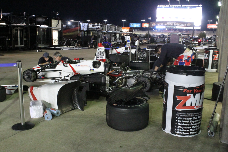 Tristan Vautier’s Dale Coyne Racing No. 18.